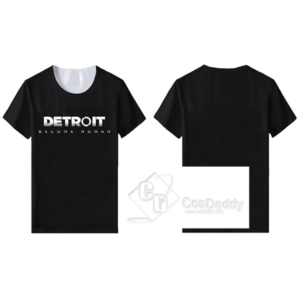 Detroit : Become Human Connor Kara T-shirt Cosplay...
